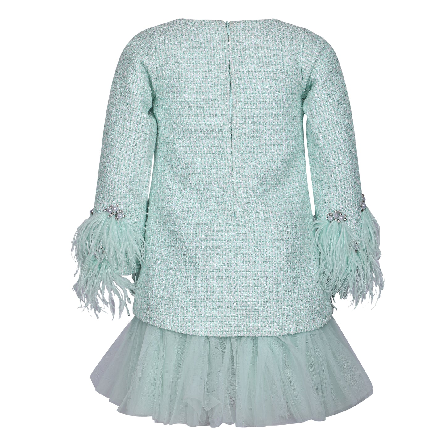 Velour Charm Tweed Dress