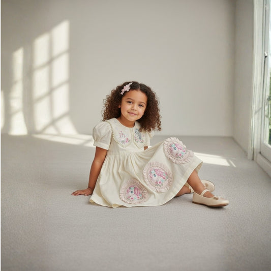 Magical Ivory Linen Dress