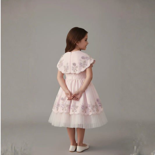 Butterfly Garden Scallop Dress