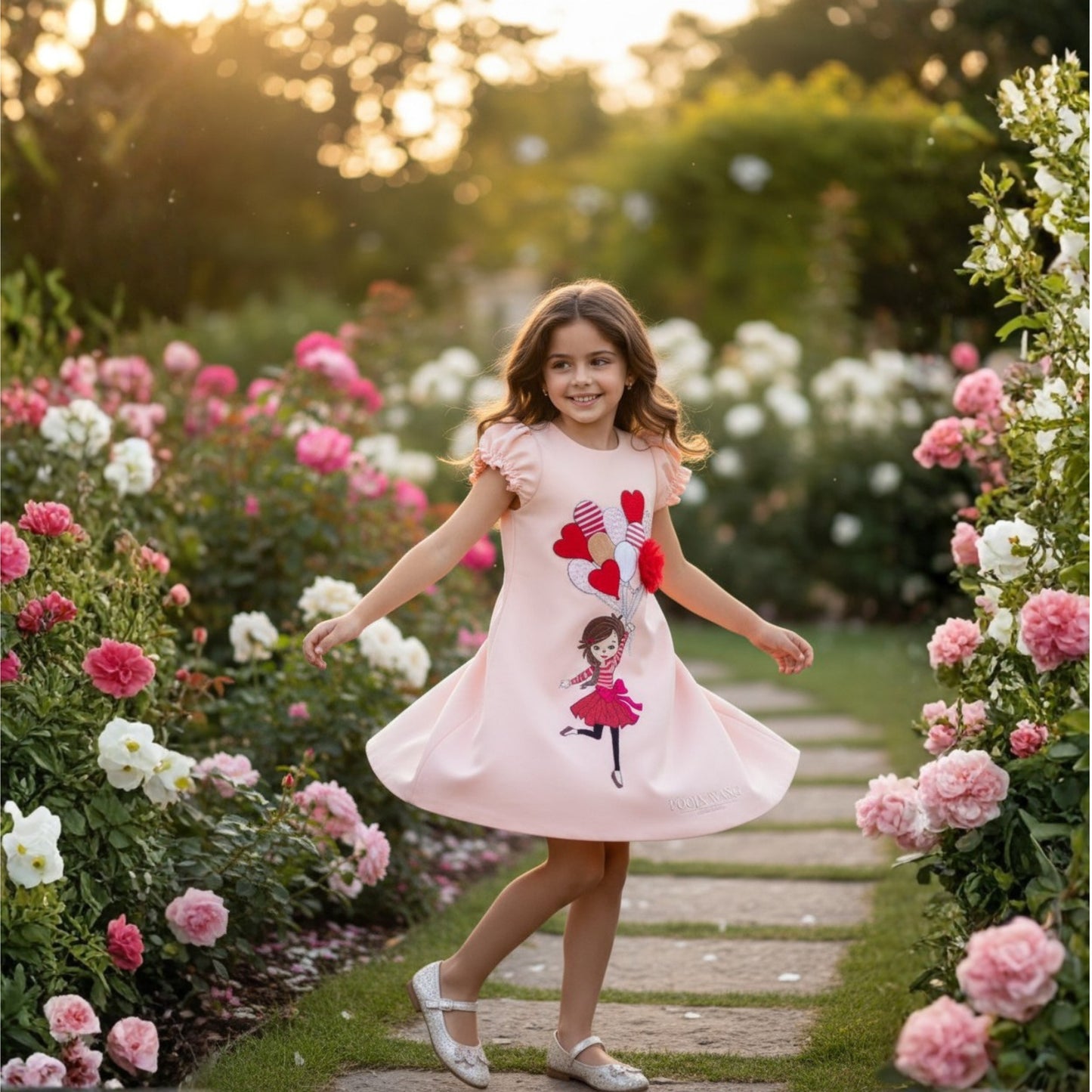 Balloon Bliss A Line Dress