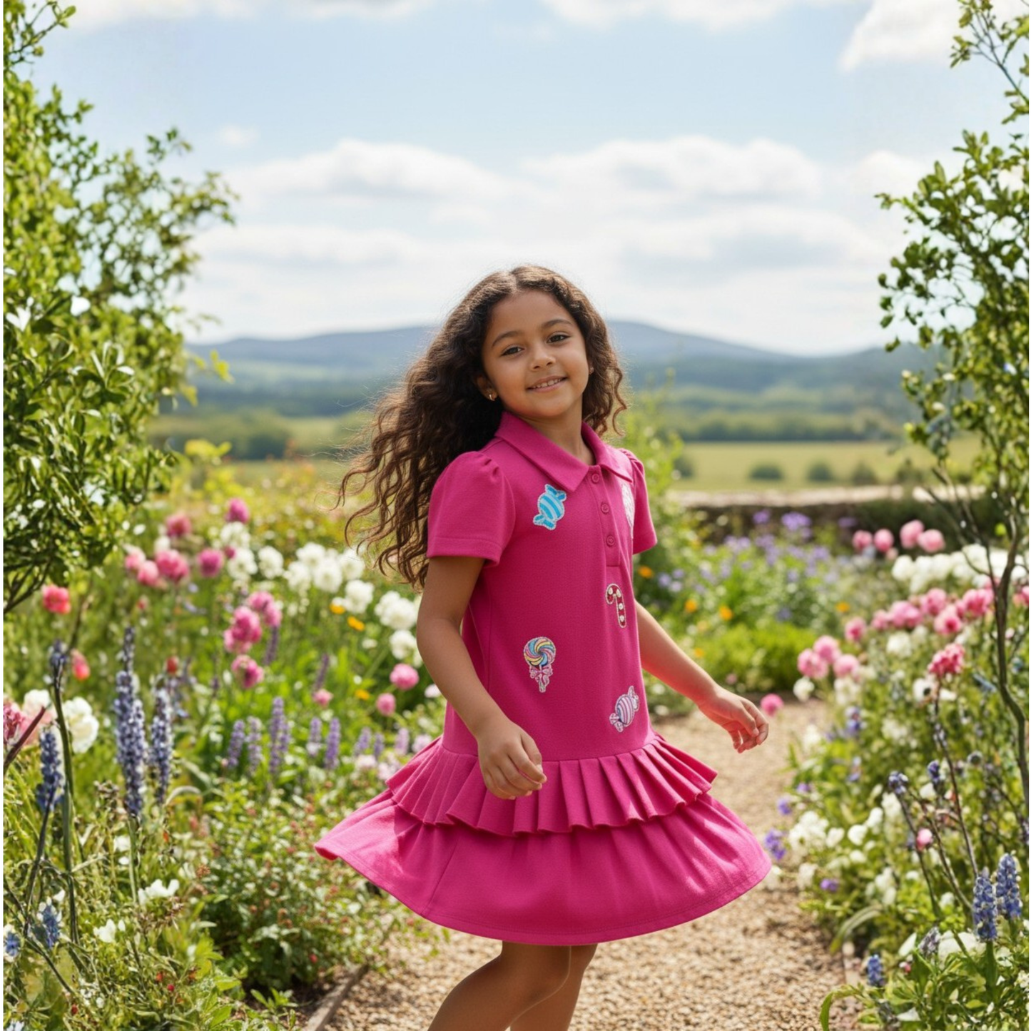 Candy Land Polo Dress