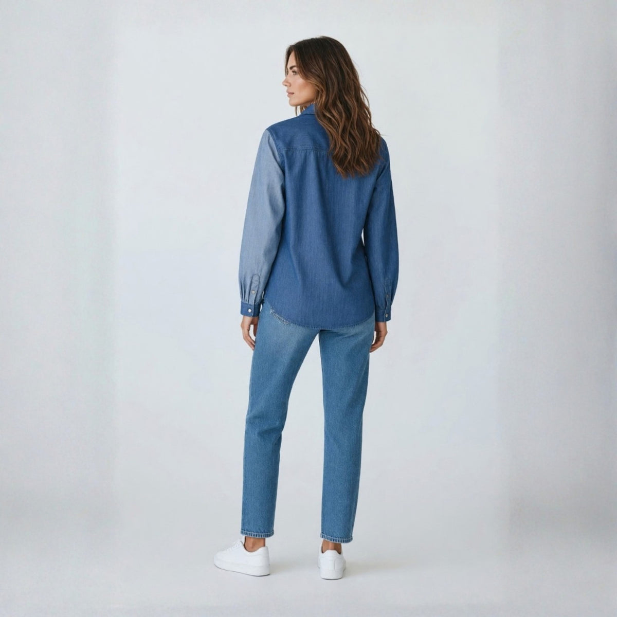 Floral edge shirt