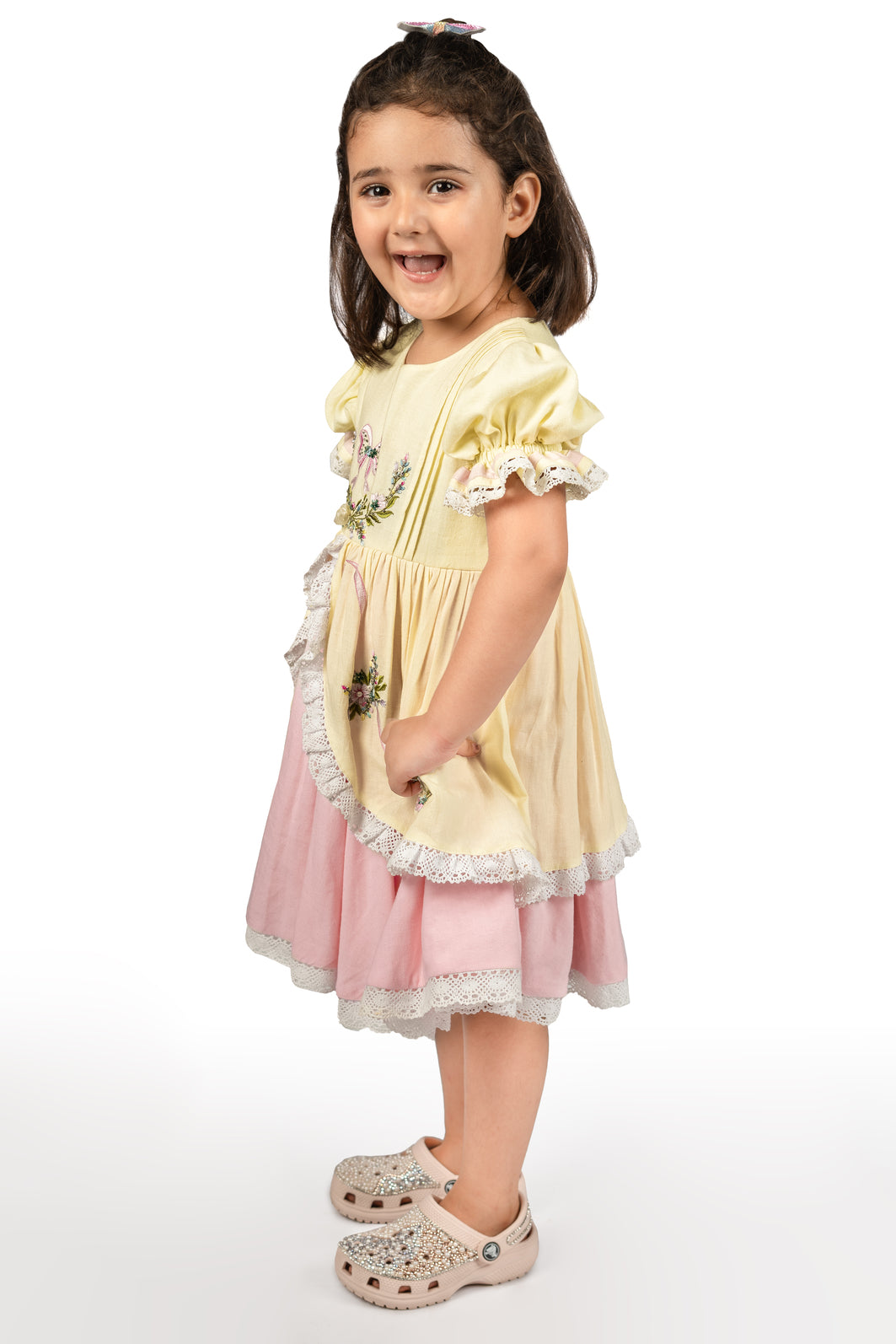 Salvia Princess Cut Cotton Dress