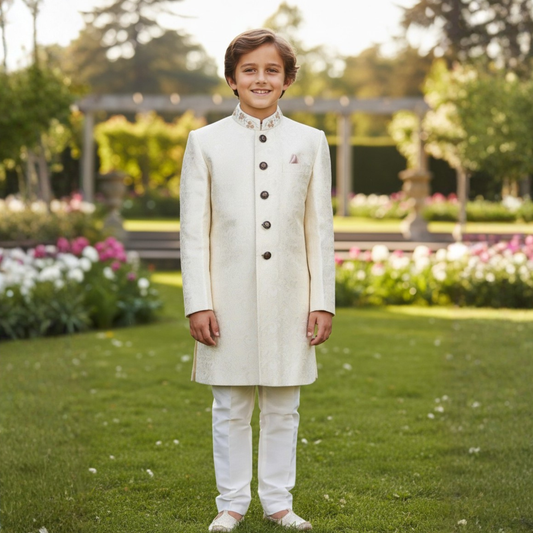 Off-White Bandhgala Kurta