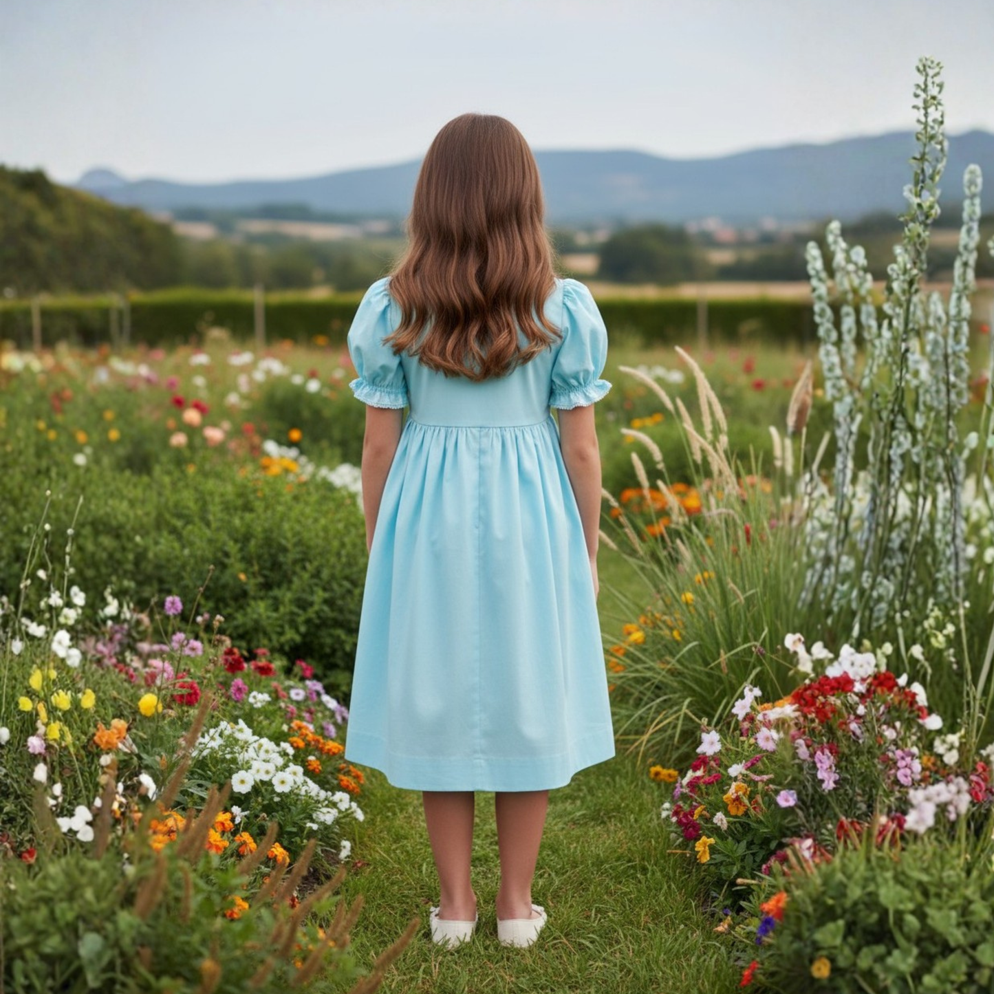 Peony Rose Cotton Dress
