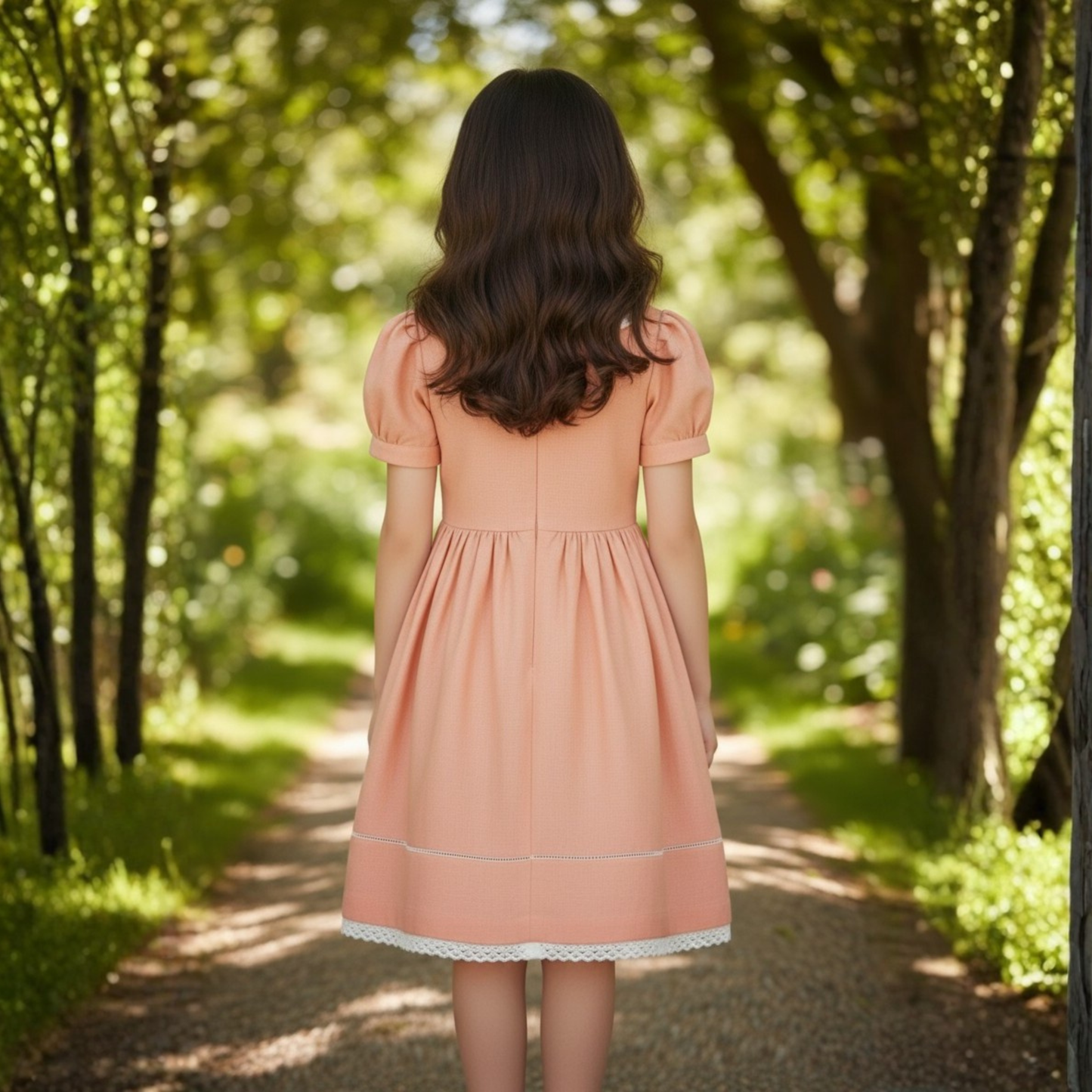 Bunny In Field Cotton Dress
