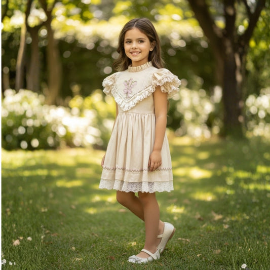 Lily of the valley cotton dress