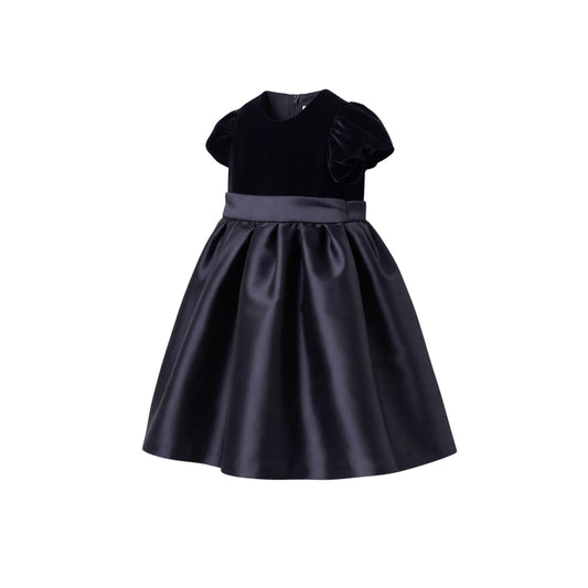 Velvet & Satin Party Dress