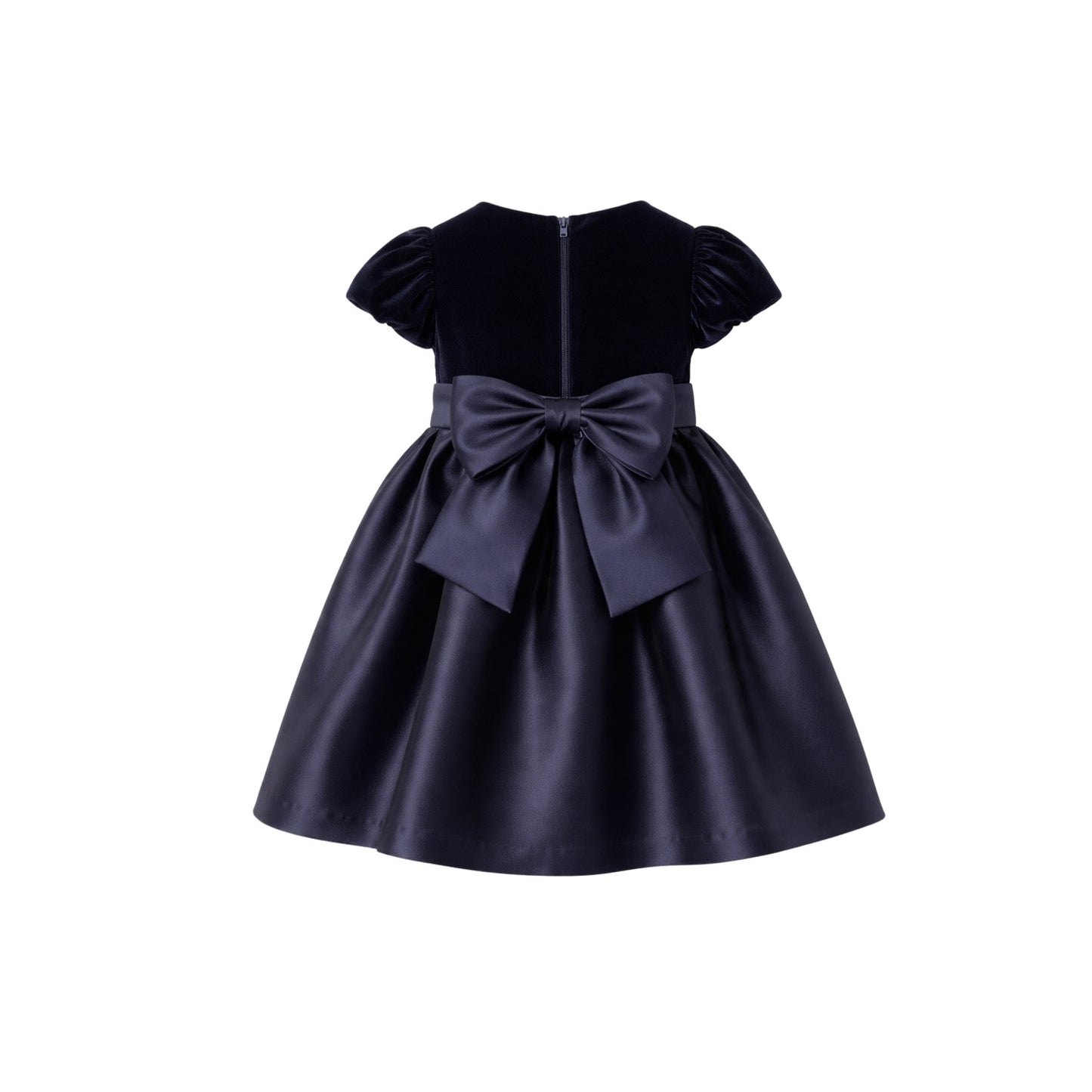 Velvet & Satin Party Dress