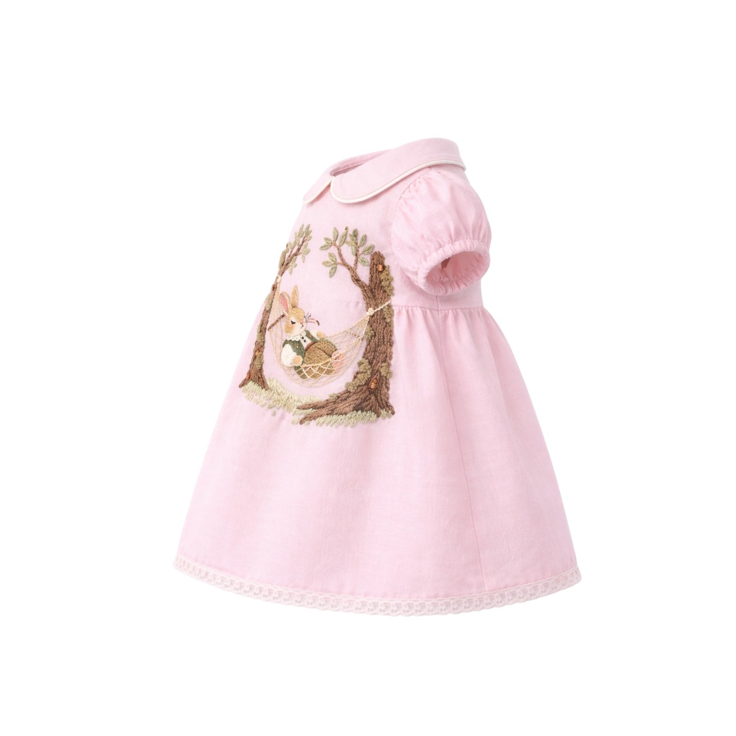 Blush Bunny Linen Dress