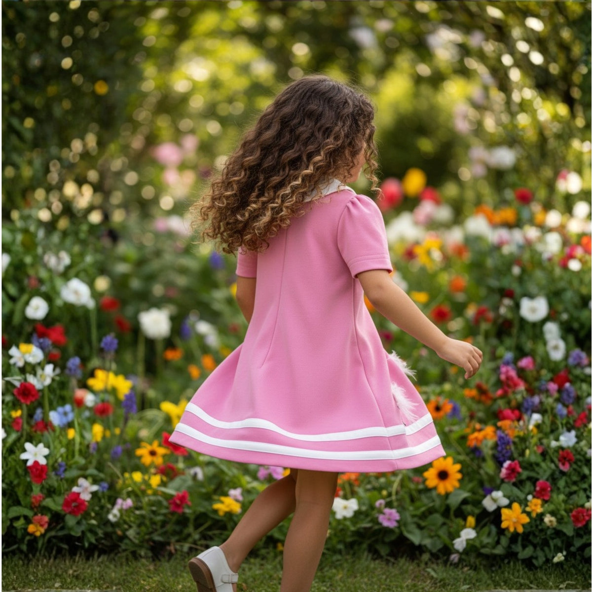 Flamingo Garden dress
