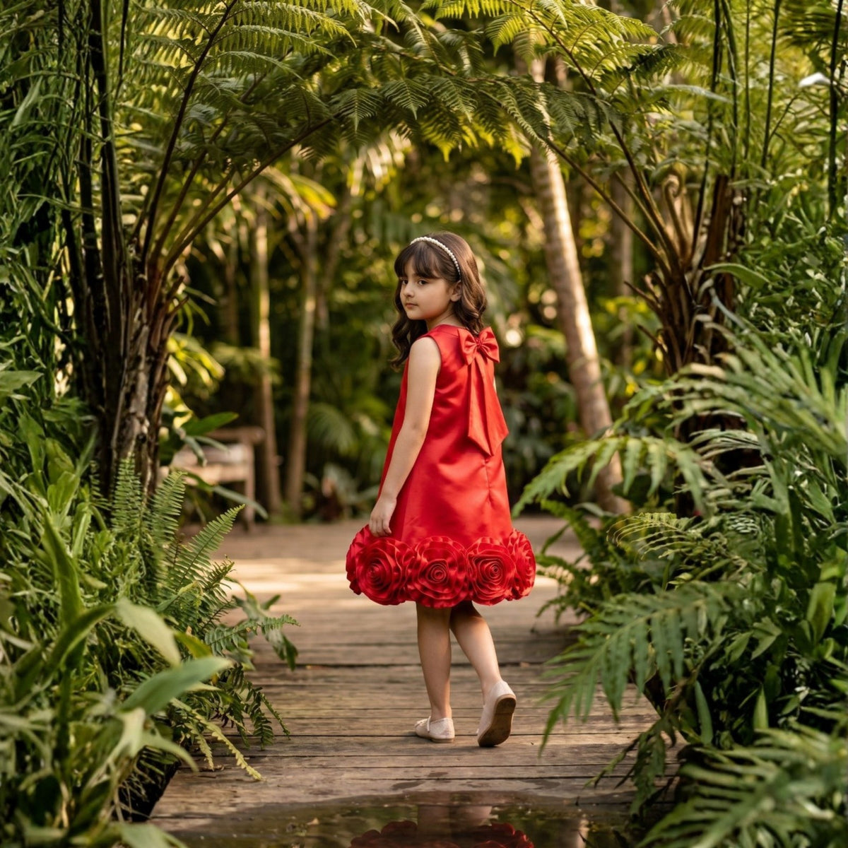Scarlet Bloom Dress