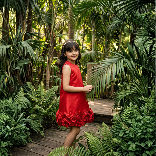 Scarlet Bloom Dress