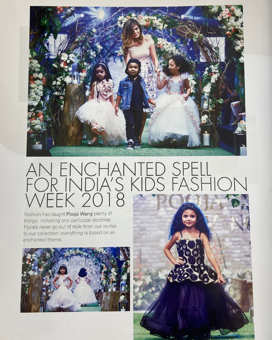An Enchanted spell for India's kids Fashion Week 2018