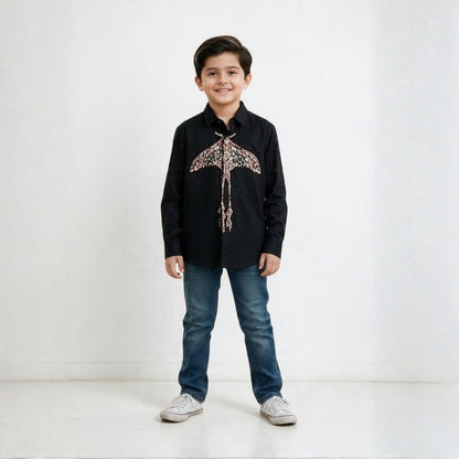 Theo bird shirt