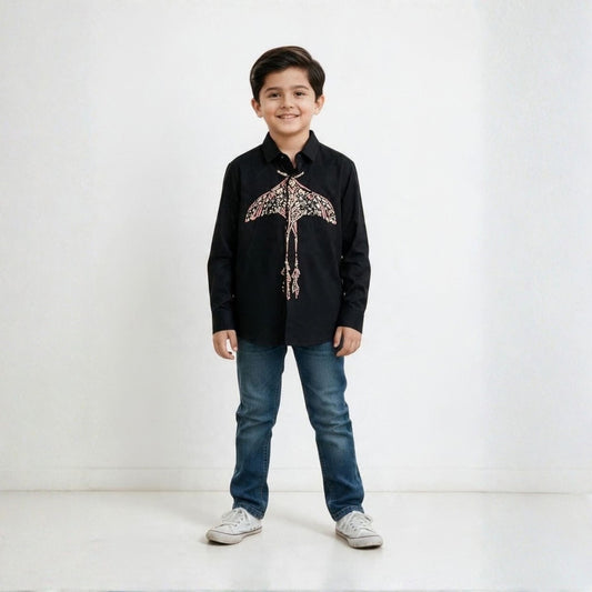 Theo bird shirt