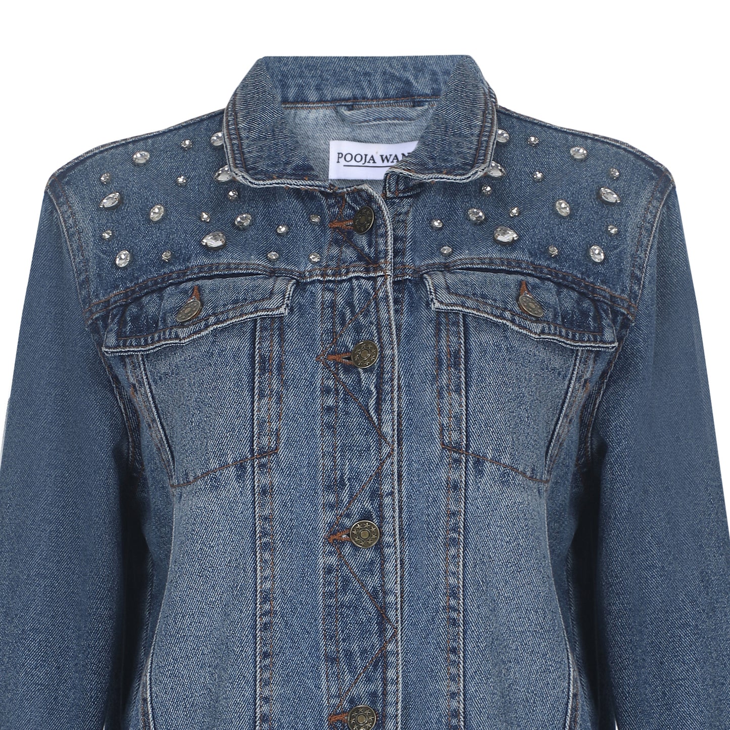 P Initial Denim Jacket