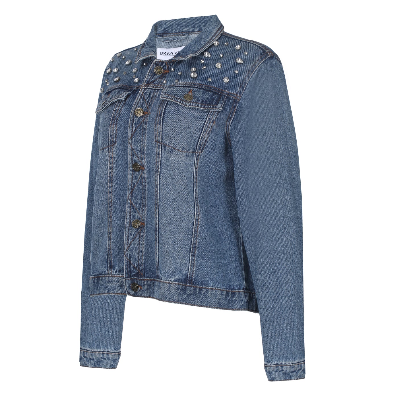 P Initial Denim Jacket