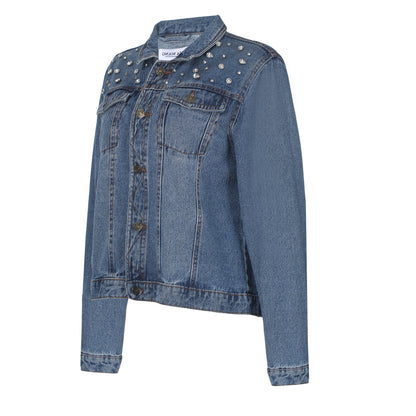 P Initial Denim Jacket