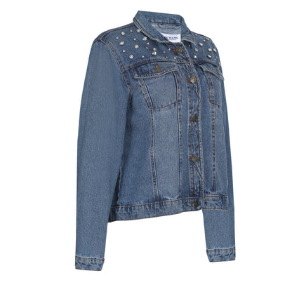 P Initial Denim Jacket