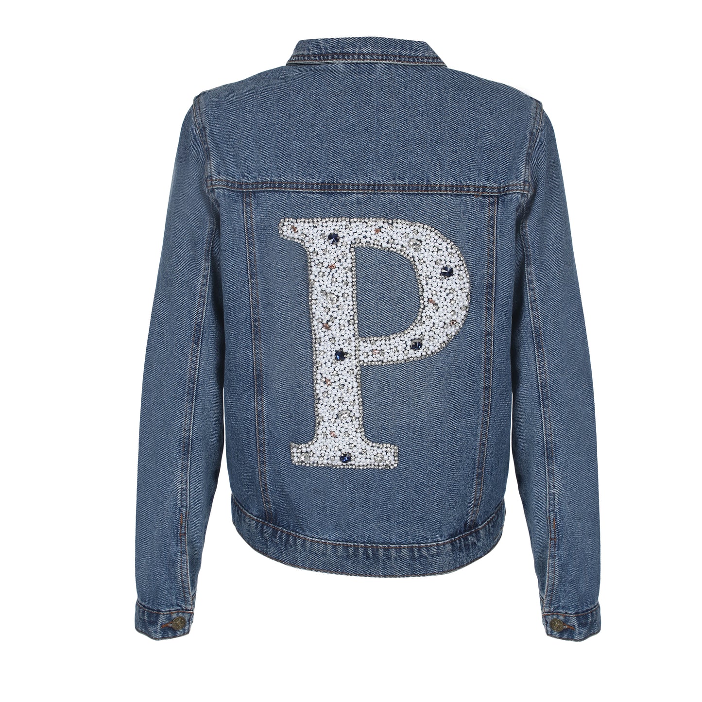 P Initial Denim Jacket