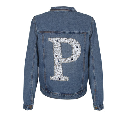 P Initial Denim Jacket