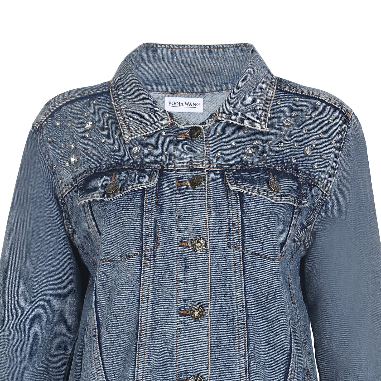 P Initial Denim Jacket