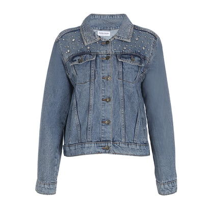 P Initial Denim Jacket