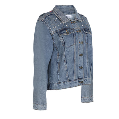 P Initial Denim Jacket