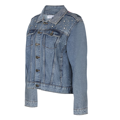 P Initial Denim Jacket