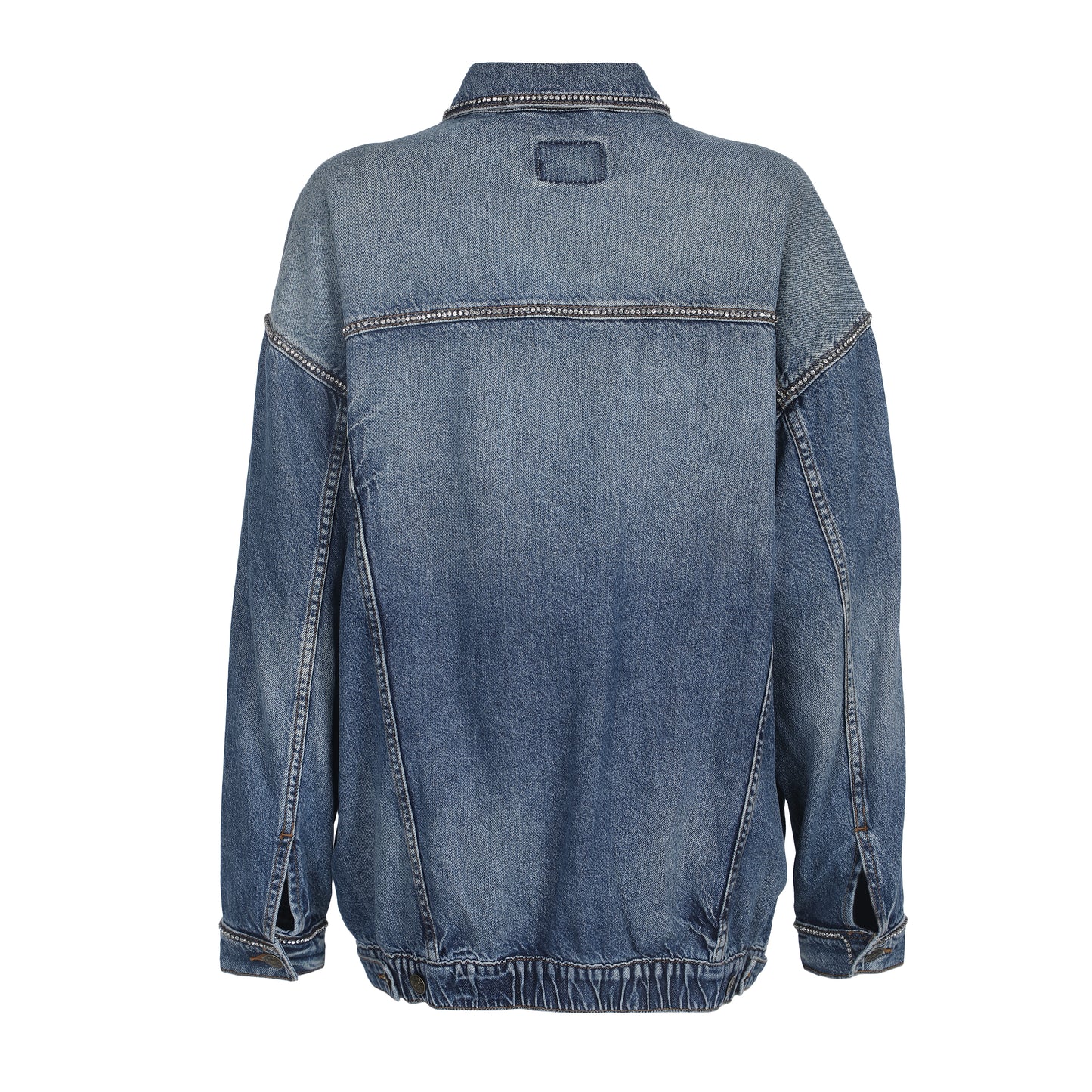 Chain Style Denim Jacket