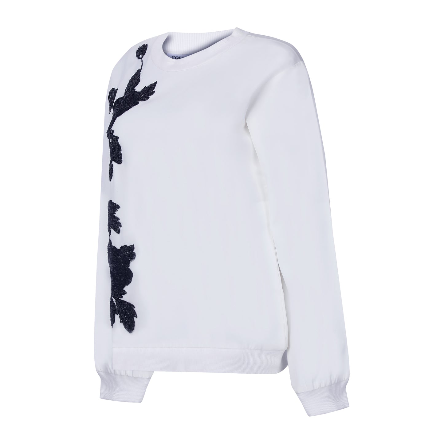 Blossom Luxe Beaded Sweatshirt