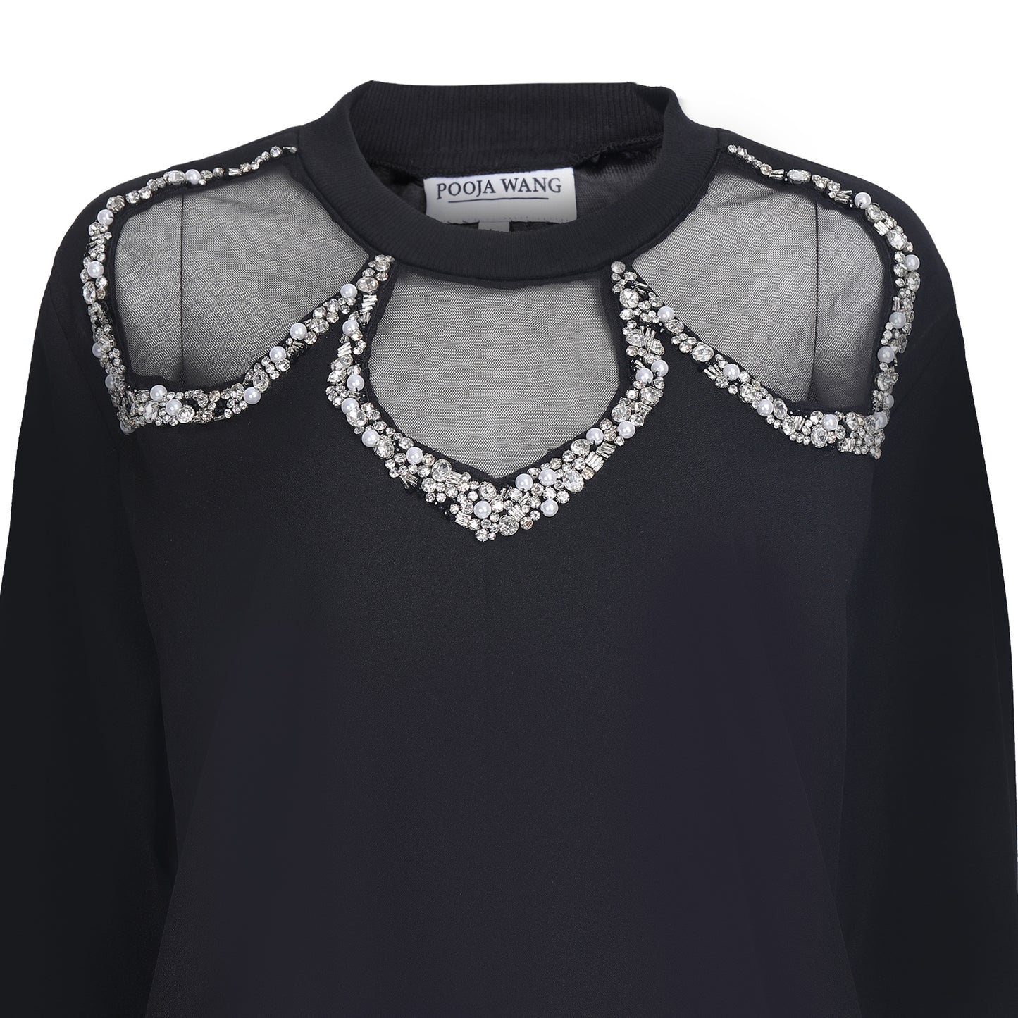 Merino Black Sweatshirt