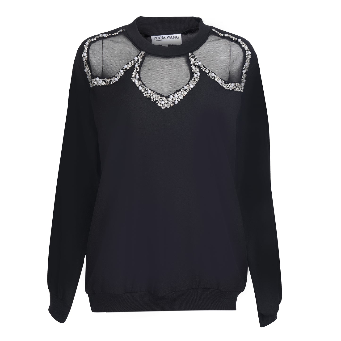 Merino Black Sweatshirt