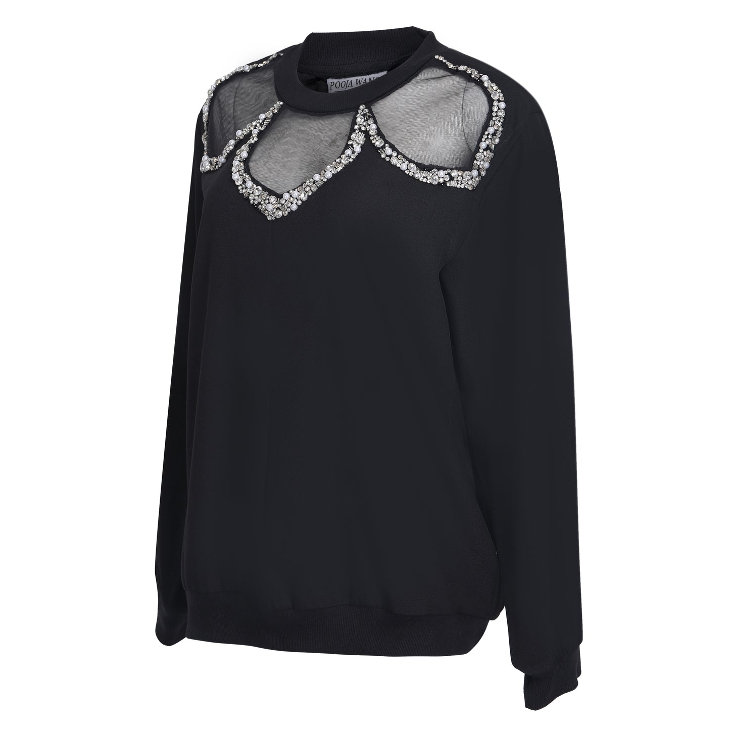 Merino Black Sweatshirt