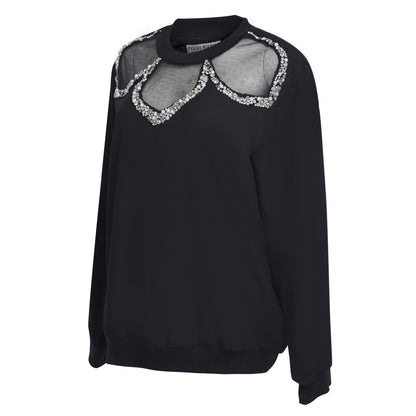 Merino Black Sweatshirt