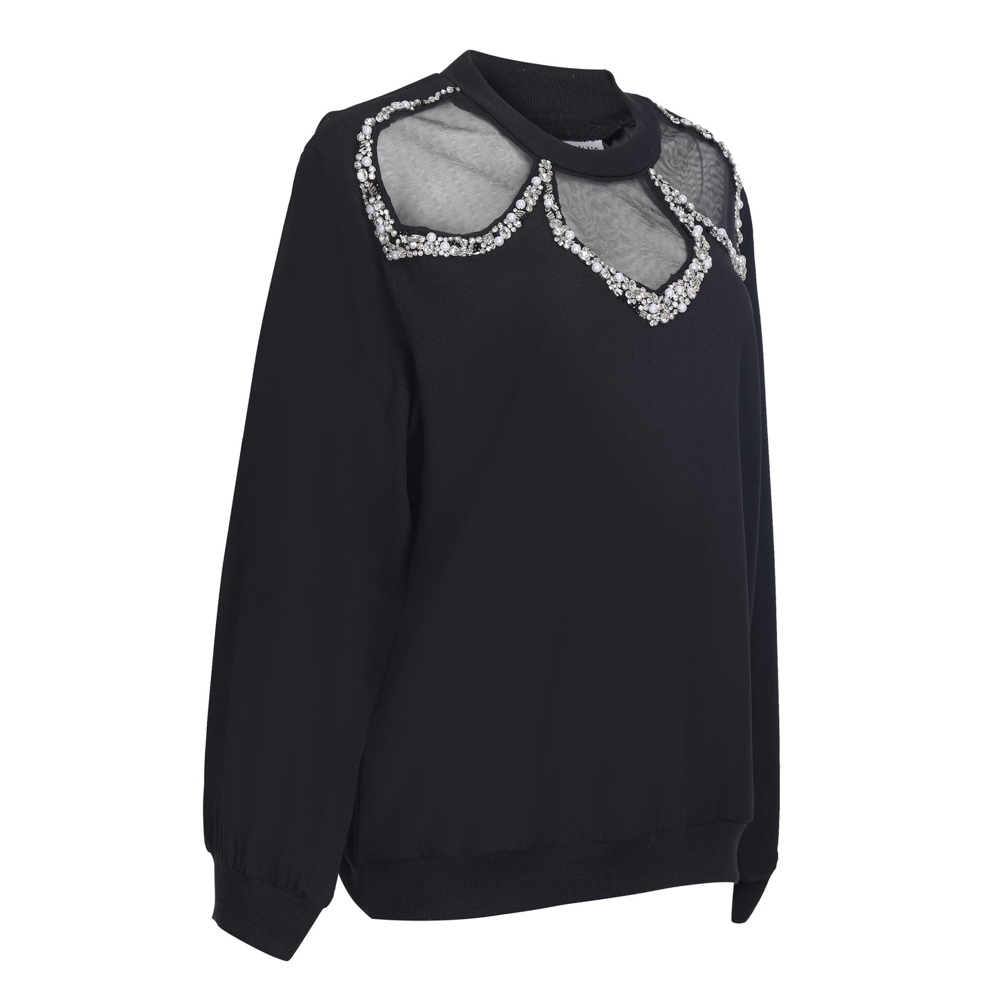 Merino Black Sweatshirt