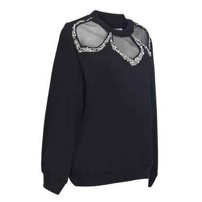 Merino Black Sweatshirt