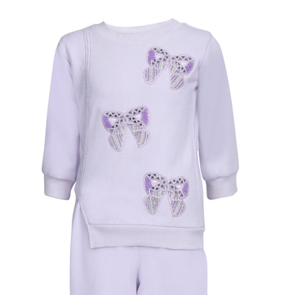 Lavender Bow Chic Tracks