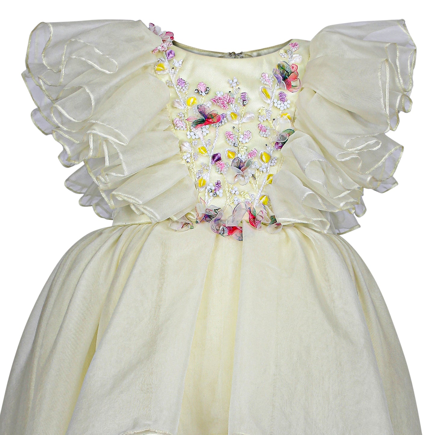 Serena Yellow tissue dress