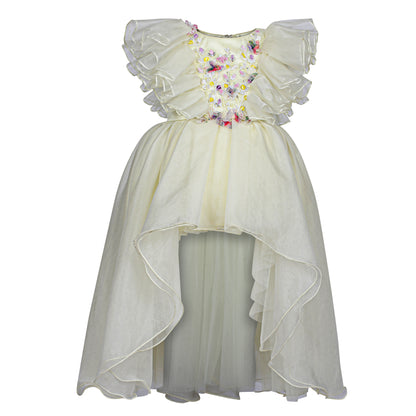 Serena Yellow tissue dress