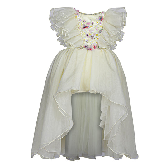 Serena Yellow tissue dress