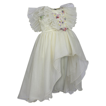 Serena Yellow tissue dress