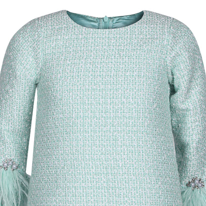 Velour Charm Tweed Dress