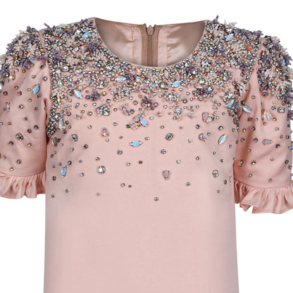 Radiant Crystal bow dress