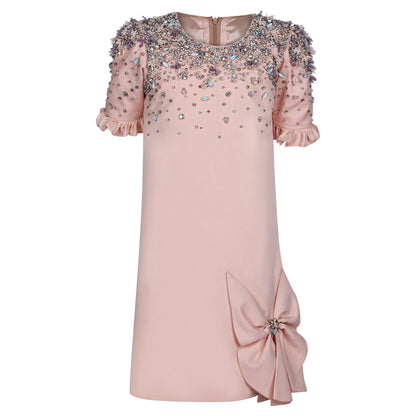 Radiant Crystal bow dress