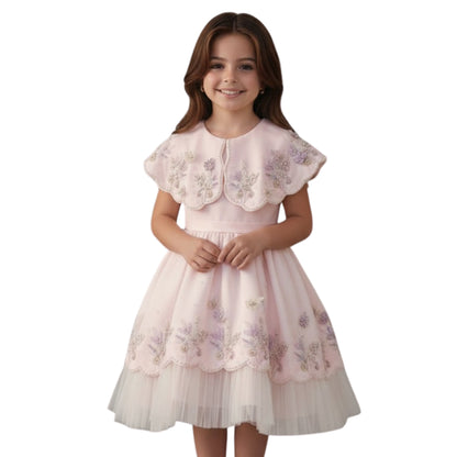 Butterfly Garden Scallop Dress