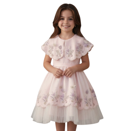 Butterfly Garden Scallop Dress
