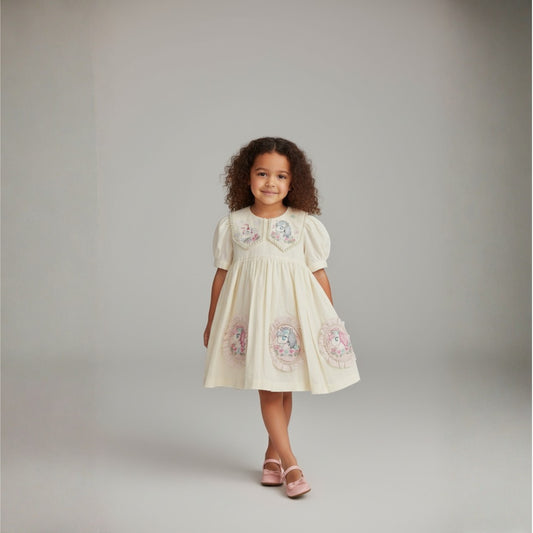 Magical Ivory Linen Dress