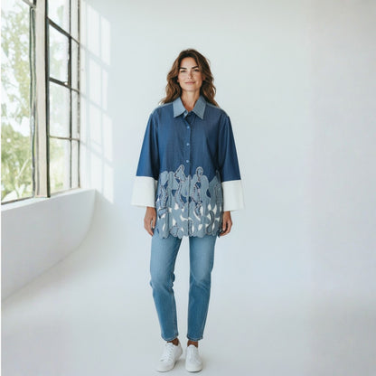 Denim Wave Shirt
